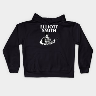 Elliott Smith - Engraving Style Kids Hoodie